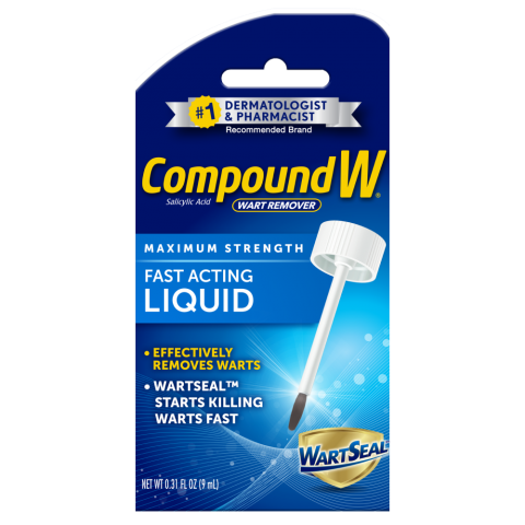 compound w fast acting liquid how to use